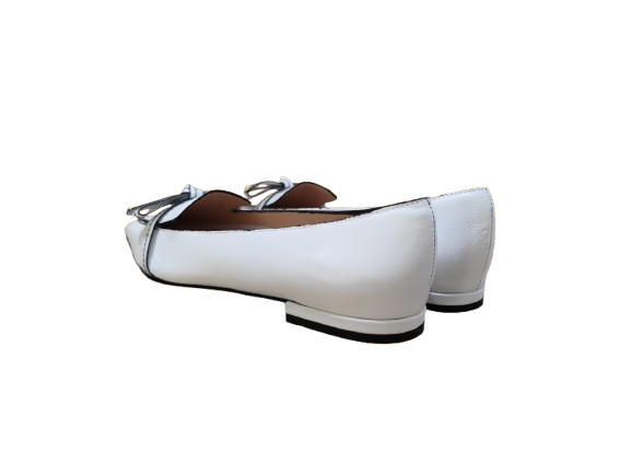 Mocassini Impero fiocco white - STATUS
