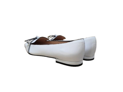 Mocassini Impero fiocco white - STATUS