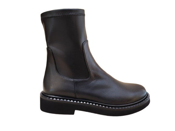 Stivaletti guantino nero - OFFICINE VENETE