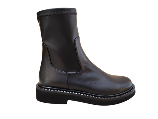 Stivaletti guantino nero - OFFICINE VENETE