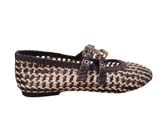 Ballerine Goat doppio cinturino - INUOVO