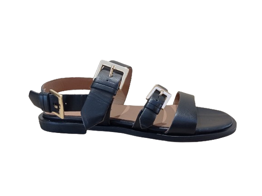 Sandali Etoile Bueckles nero - CARMENS