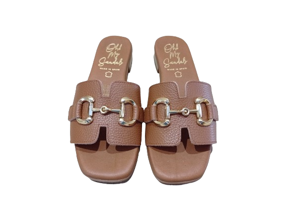 Ciabatte Doya cuoio - OH MY SANDALS