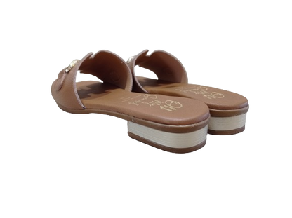 Ciabatte Doya cuoio - OH MY SANDALS