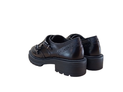Mocassini Patty Double nero - CARMENS