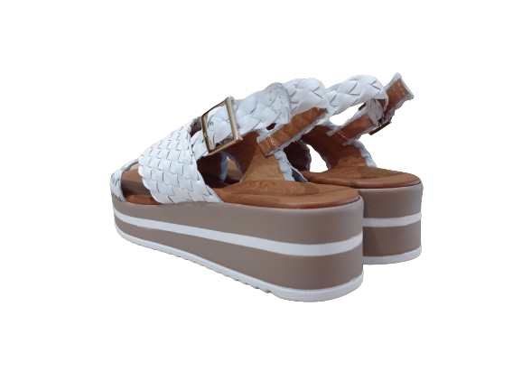 Sandali Intreccio bianco - OH MY SANDALS