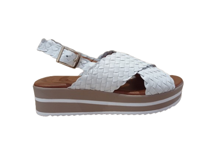 Sandali Intreccio bianco - OH MY SANDALS