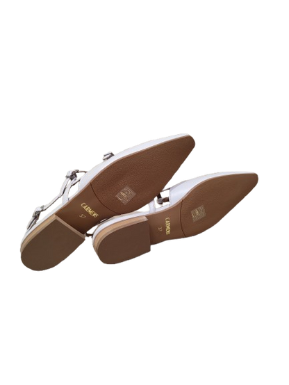 Slingback Jane Straps bianco - CARMENS