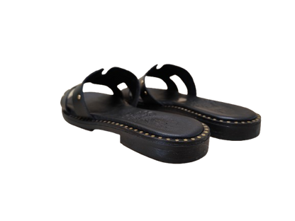 Ciabatte borchie nero - OH MY SANDALS