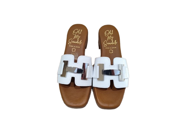 Ciabatte Doya H bianco - OH MY SANDALS
