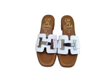 Ciabatte Doya H bianco - OH MY SANDALS