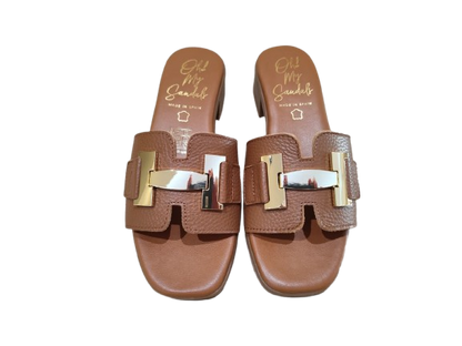 Ciabatte Doya H cuoio - OH MY SANDALS