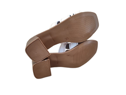 Ciabatte tacco bianco - OH MY SANDALS