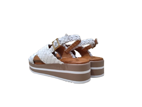 Sandali intreccio bianco - OH MY SANDALS