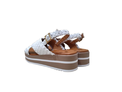 Sandali intreccio bianco - OH MY SANDALS