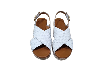 Sandali intreccio bianco - OH MY SANDALS