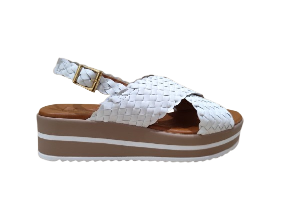 Sandali intreccio bianco - OH MY SANDALS