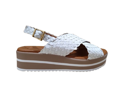Sandali intreccio bianco - OH MY SANDALS