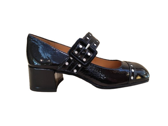 Decolleté cinturino nero - STATUS