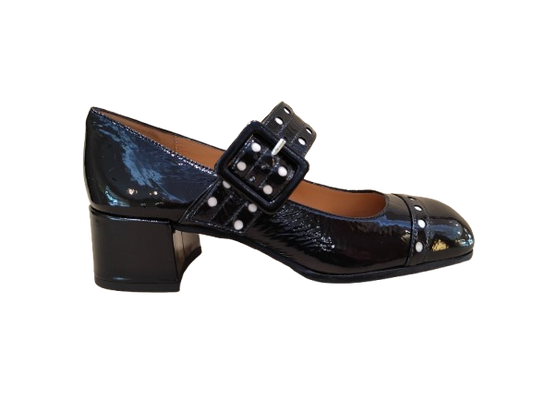 Decolleté cinturino nero - STATUS