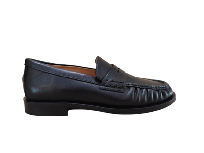 Mocassini arricciati nero - STATUS