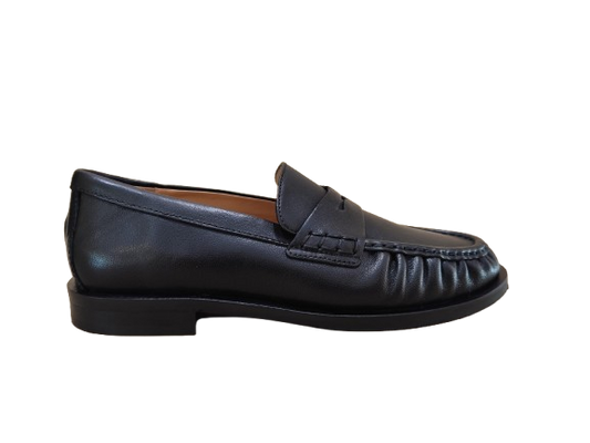 Mocassini arricciati nero - STATUS