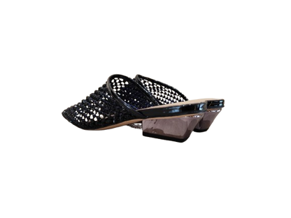 Mules Mirror black - ALMA EN PENA