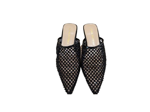 Mules Mirror black - ALMA EN PENA