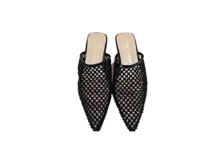 Mules Mirror black - ALMA EN PENA