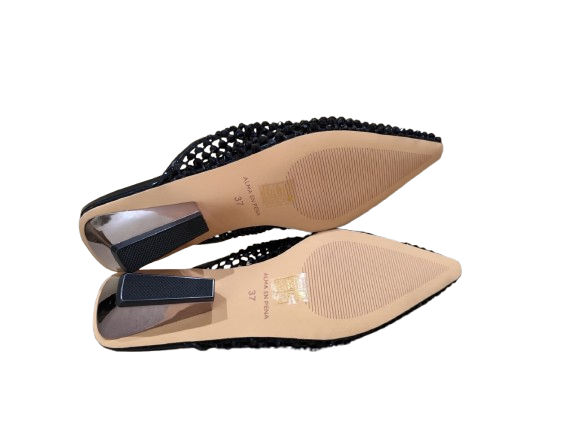 Mules Mirror black - ALMA EN PENA