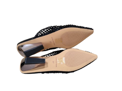 Mules Mirror black - ALMA EN PENA