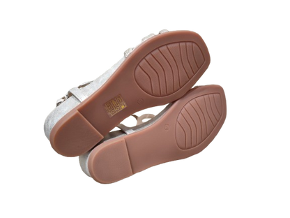 Sandali zeppa Oporto gold - ALMA EN PENA