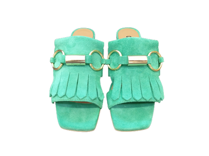 Slippers Sally ring verde - CARMENS