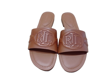 Slippers Alegra tan - LAUREN RALPH LAUREN