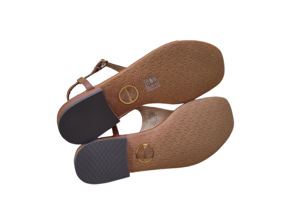 Sandali Everley cuoio - LAUREN RALPH LAUREN