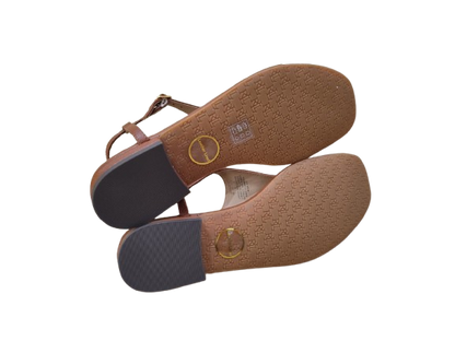 Sandali Everley cuoio - LAUREN RALPH LAUREN