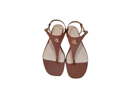 Sandali Everley cuoio - LAUREN RALPH LAUREN