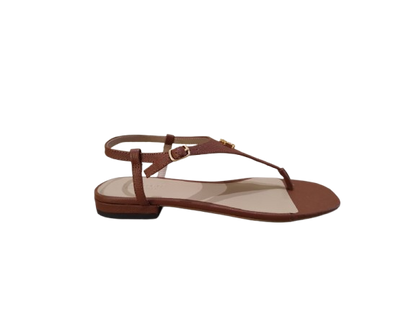 Sandali Everley cuoio - LAUREN RALPH LAUREN