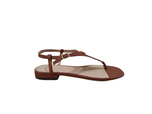 Sandali Everley cuoio - LAUREN RALPH LAUREN