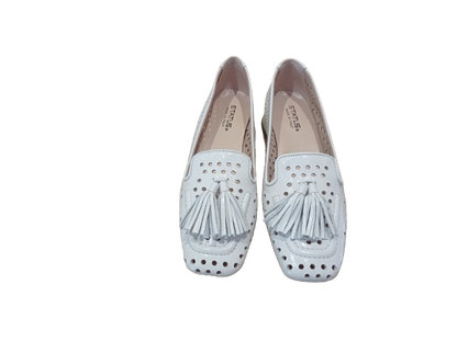 Mocassini Harrods traforati bianco - STATUS