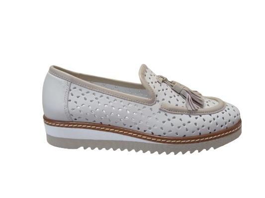 Mocassini Saffron bianco - OFFICINE VENETE