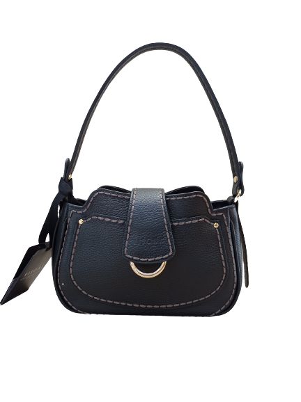 Borsa Duse nero piccola - PLINIO VISONA'