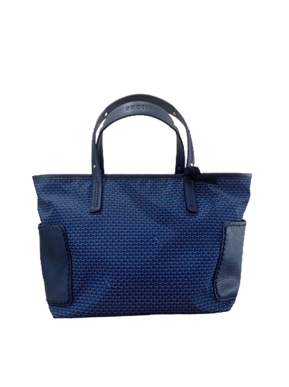 Borsa shopper nylon blu - PLINIO VISONA'