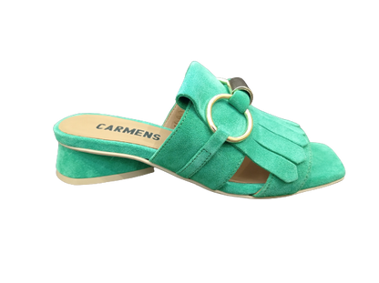 Slippers Sally ring verde - CARMENS