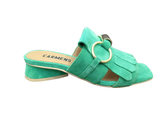 Slippers Sally ring verde - CARMENS