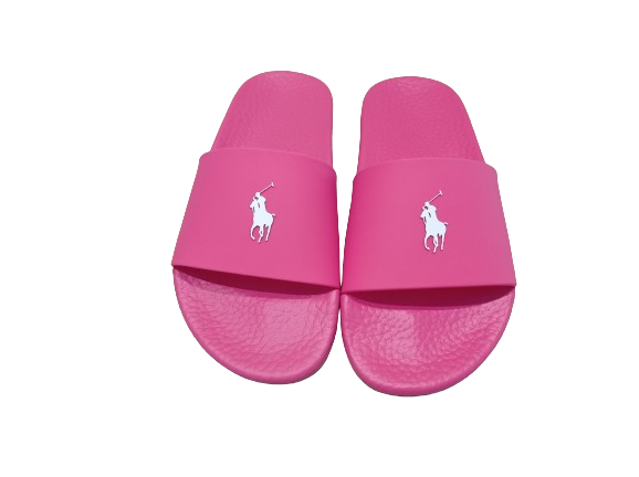 Ciabatte Slide rosa fluo - POLO RALPH LAUREN