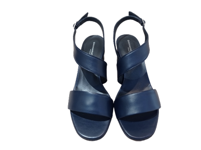 Sandali Imma nappa  blu - G. SORELLI