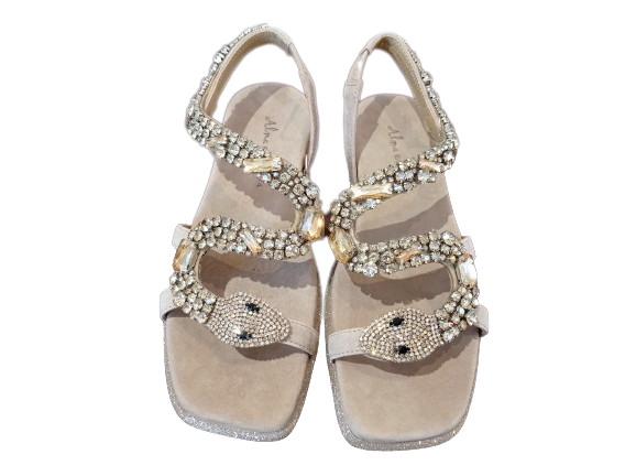 Sandali con serpente gioiello clearance