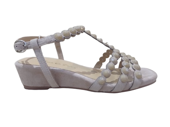 Sandali top zeppa flat