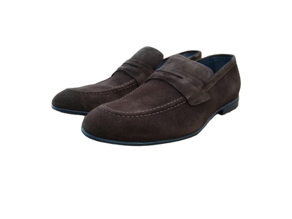 Mocassini in camoscio - Castelletti Calzature